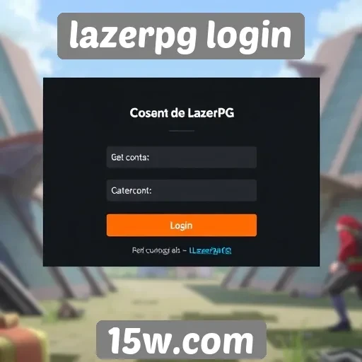 Como criar uma conta no LazerPG Login