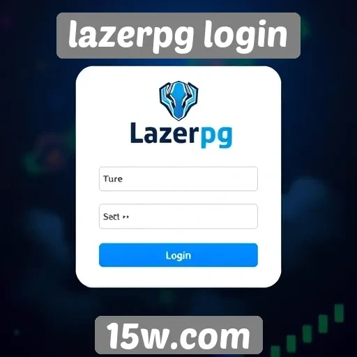 Login no LazerPG é fácil e rápido